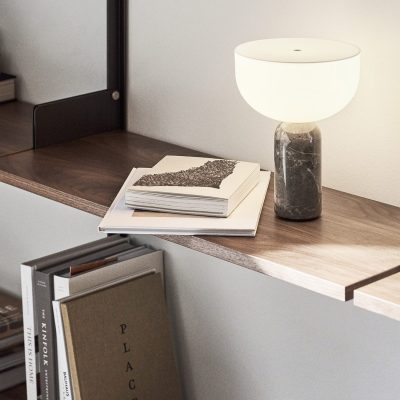 KIZU Portable Lamp Gris du Marais Marble