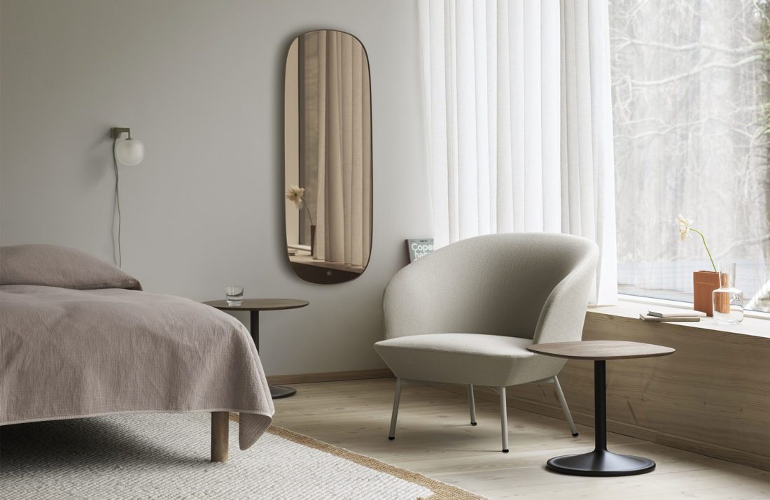 OSLO Lounge Chair, Tube Base