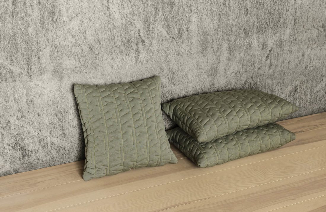 AJ Cushion Tassel 45x45, Pale Green