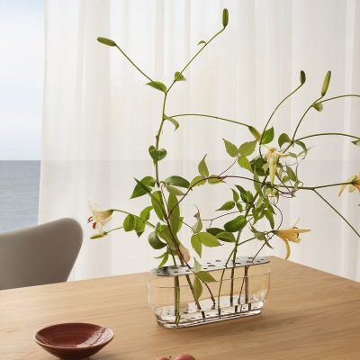 IKEBANA Vase Long, Steel