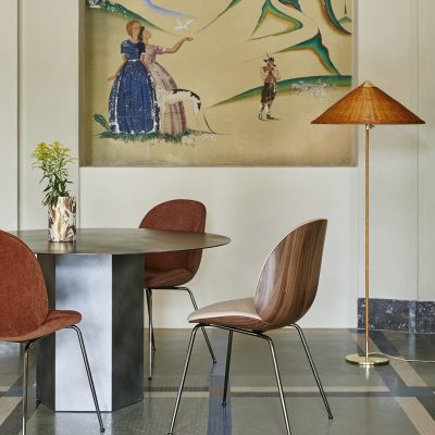 BEETLE Chair in 3D Veneer, Conic Base