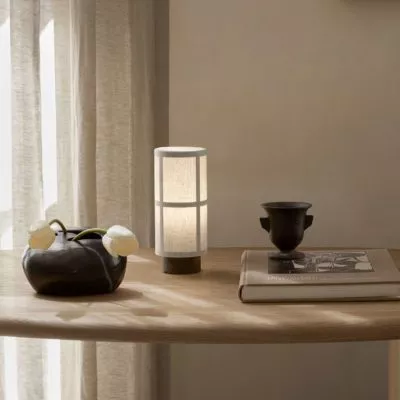 HASHIRA Portable Lamp, Raw