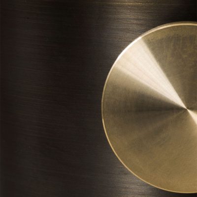 JWDA Lamp, Bronzed Brass