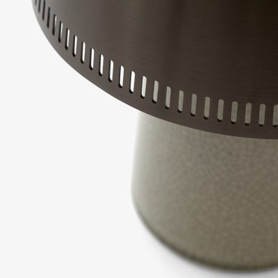 RAKU SH8, Beige Grey & Bronzed