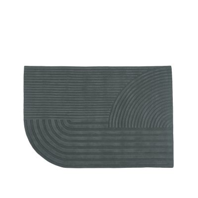 RELEVO Rug, Dark Green