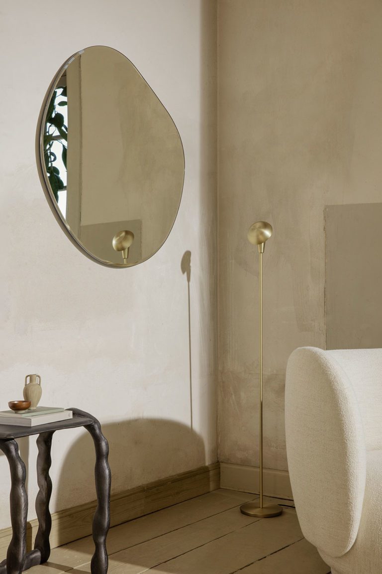 TINY Floor Lamp, Brass