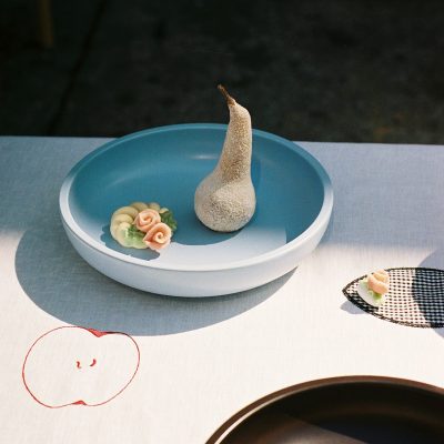 SOBREMESA Serving Bowl M, Light Blue