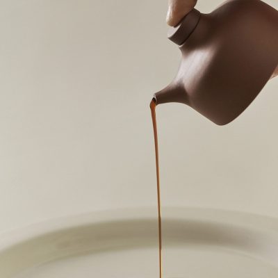 SAND SECRETS Soy Pot, Red Clay