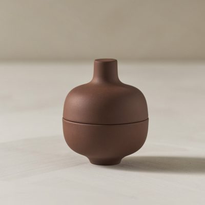 SAND SECRETS Small Bowl, Red Clay