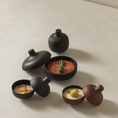 SAND SECRETS Small Bowl, Red Clay