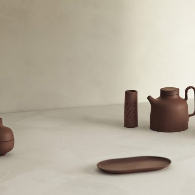 SAND SECRETS Small Bowl, Red Clay