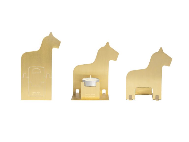 POP-UP Candleholder, Brass