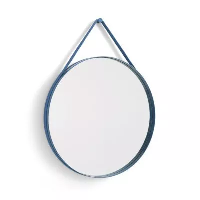 STRAP Mirror NO 2 Ø70, Blue