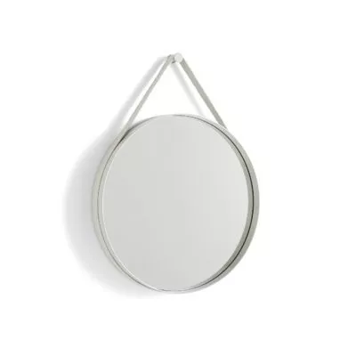 STRAP Mirror NO 2 Ø50, Light Grey