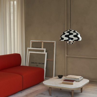 FLOWERPOT VP2, Black & White Pattern