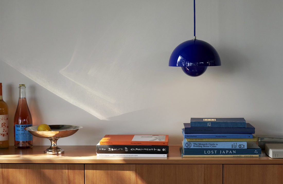 FLOWERPOT VP7, Cobalt Blue