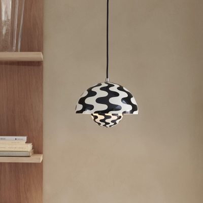 FLOWERPOT VP2, Black & White Pattern