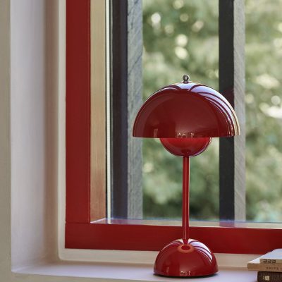 FLOWERPOT VP9, Vermilion Red