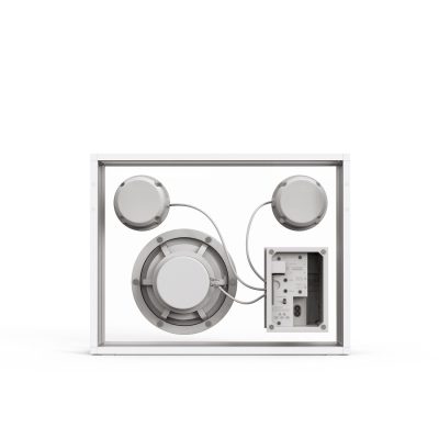 TRANSPARENT Speaker Large, White