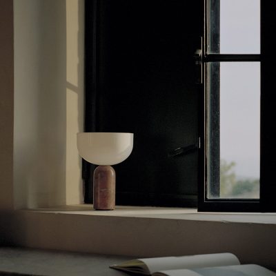 KIZU Portable Lamp Breccia Pernice Marble