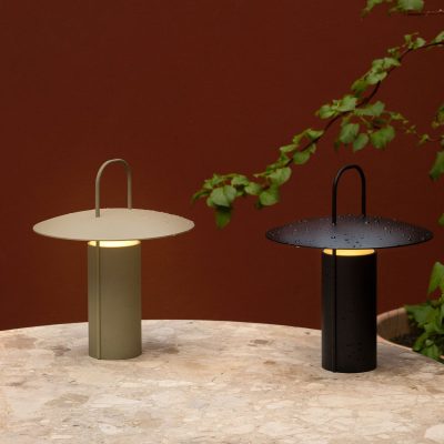 RAY Table Lamp, Dusty Green