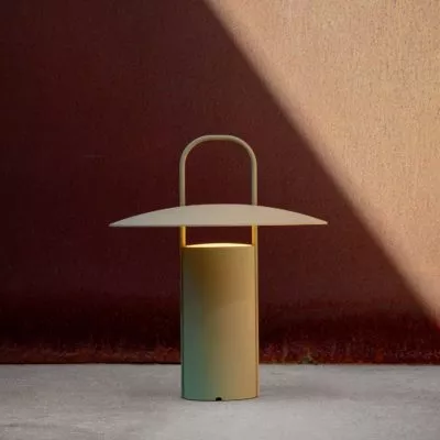 RAY Table Lamp, Dusty Green