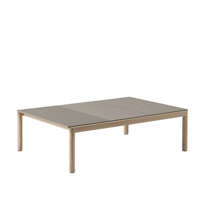 COUPLE Coffee Table, 2 Plain 1 Wavy