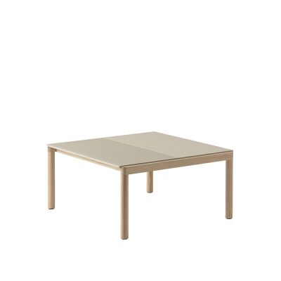 COUPLE Coffee Table, 1 Plain 1 Wavy