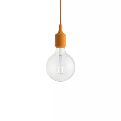E27 Pendant Lamp, Light Orange