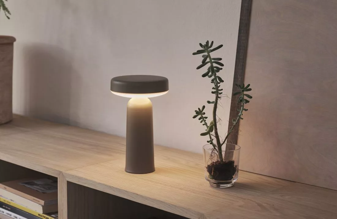 EASE Portable Lamp, Taupe
