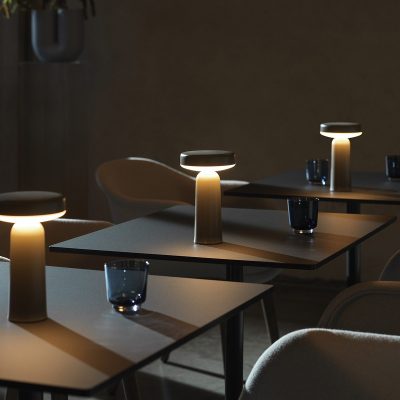 EASE Portable Lamp, Taupe