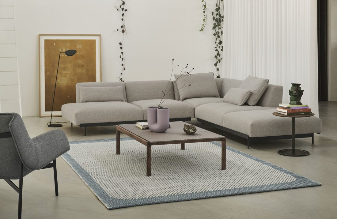 PEBBLE Rug, Pale Blue