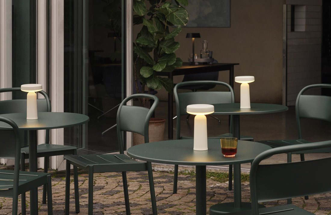 EASE Portable Lamp, Grey