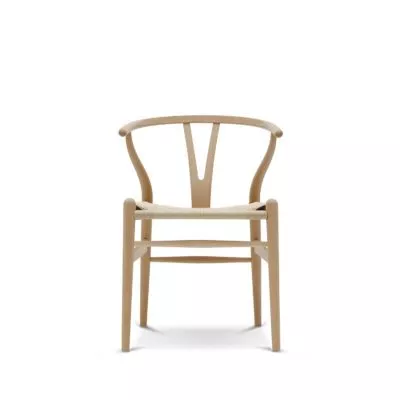 CH24 WISHBONE Chair, Oak Lacquer - Natural