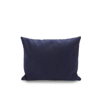 Barriere Pillow 50x40, Dark Blue / Sand Checker