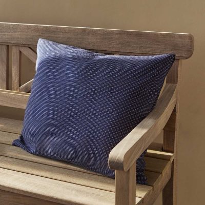 Barriere Pillow 50x40, Dark Blue / Sand Checker