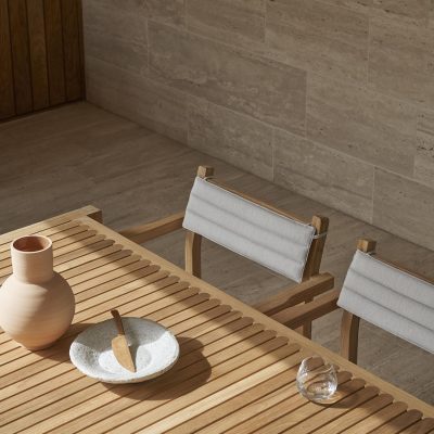 AH502 | Outdoor Dining Chair with Armrest