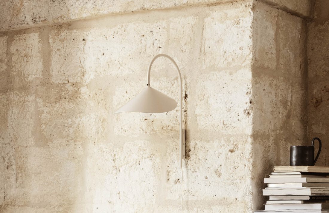 Arum Swivel Wall Lamp, Cashmere