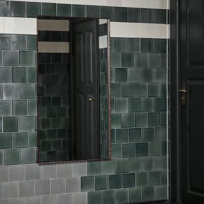 ARCS Mirror Rectangular L, Burgundy