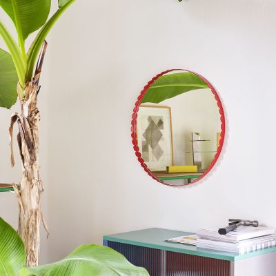 ARCS Mirror Round, Red