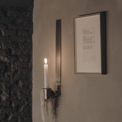 ORNAMENT Candle Holder Steel, Long