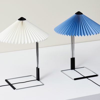 MATIN Table Lamp S, Mirror Base / Placid Blue