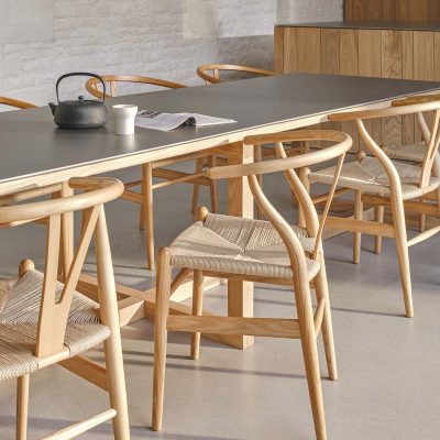 CH24 WISHBONE Chair, Oak White Oil - Natural