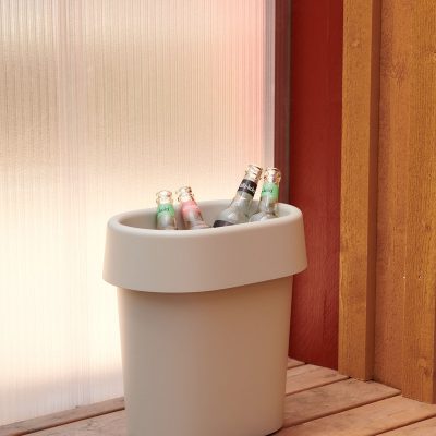 REDUCE Paper Bin, Dark Red