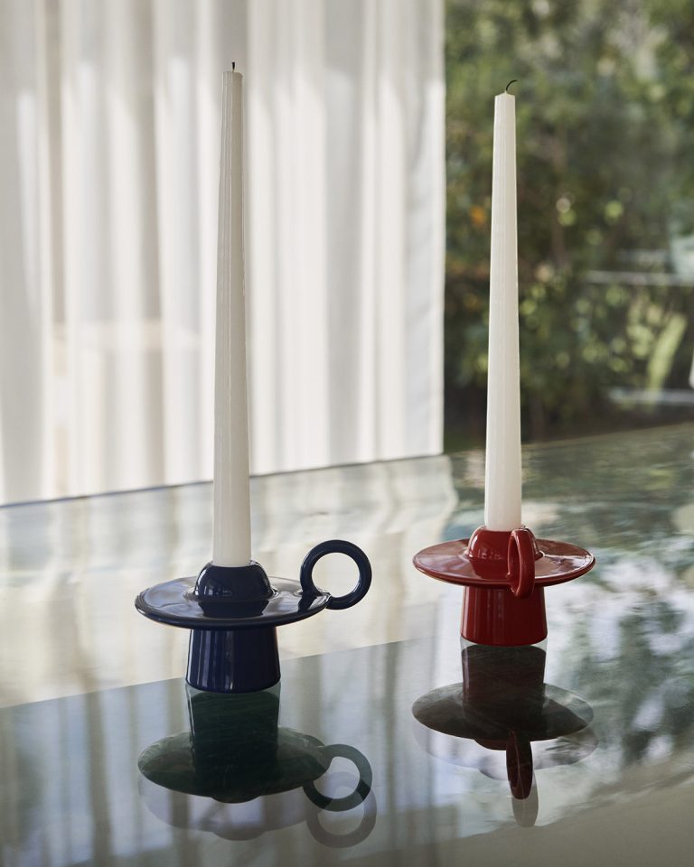 MOMENTO Candleholder JH39, Poppy Red