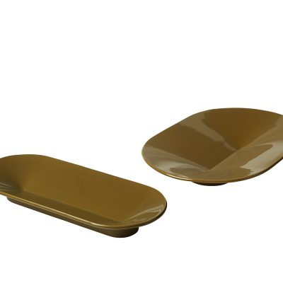 MERE Bowl 51x21, Brown Green