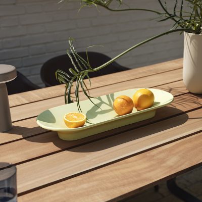 MERE Bowl 51x21, Brown Green
