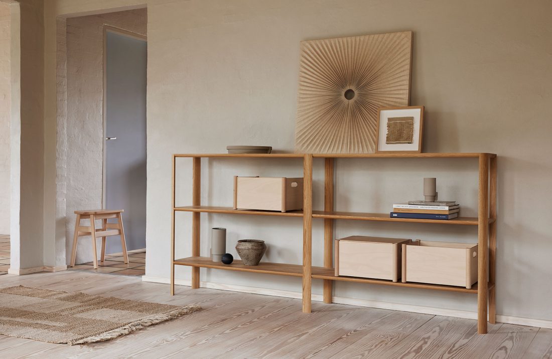 PILLAR Storage Box Medium, Beech
