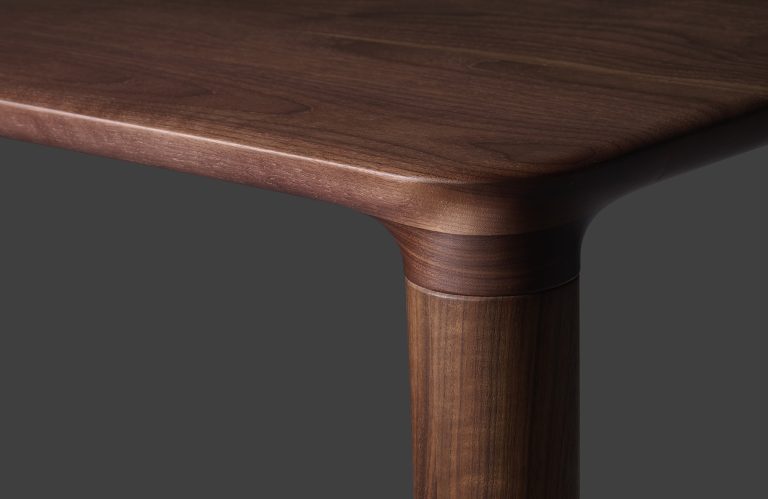 MIAU Table Rectangular, Walnut