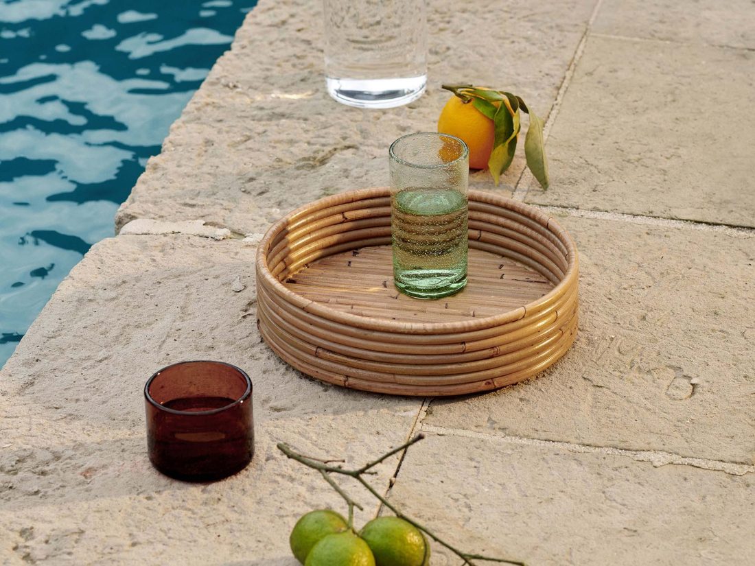 OLI Water Glass Low, Amber